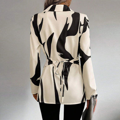 Women's Shirt | Cross-Lace Long-Sleeve Shirt