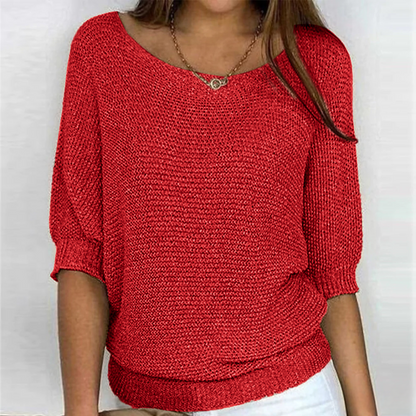 Sweater | Elegant Textured Knit Sweater