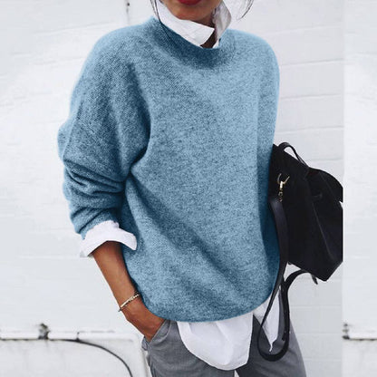 Crew-Neck Cashmere-Blend Jumper