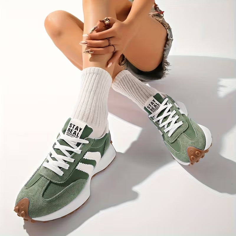 Orthopedic Platform Sneakers | Retro Chunky Lace-Up Trainers