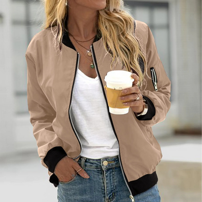 Women's Bomber Jacket | Classic Lined Bomber