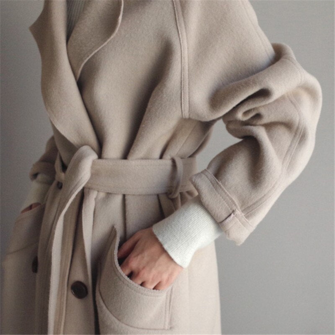 Coat | Classic Wool-Blend Winter Coat
