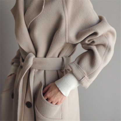 Coat | Classic Wool-Blend Winter Coat