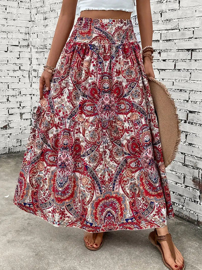 Women's Skirt | Floral Chiffon Circle Skirt