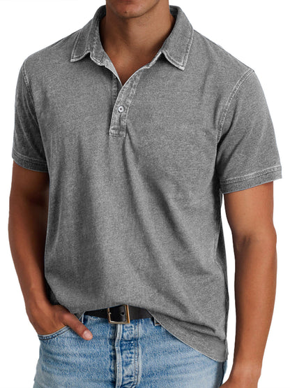 Classic Collared Cotton Polo Shirt
