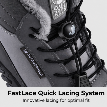 Barefoot Winter Boots | Warm Lace-Up Winter Boots