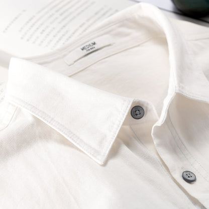Men's Shirt | Stitch-Detail Cotton Overshirt