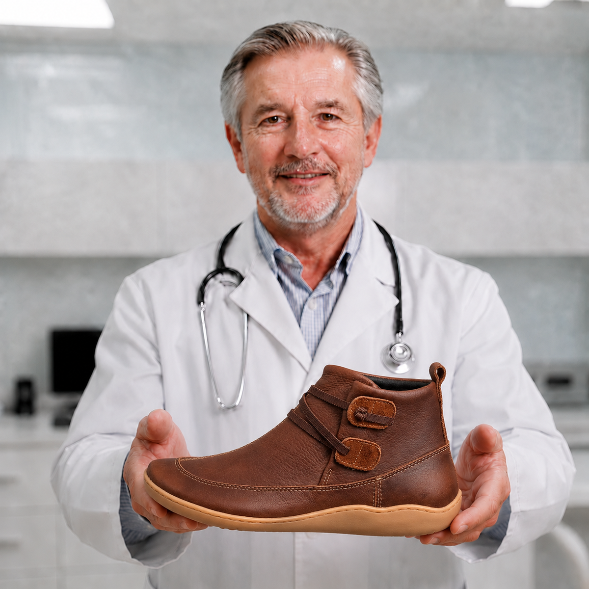 Orthopedic Leather Boots | Comfort Ankle Boots
