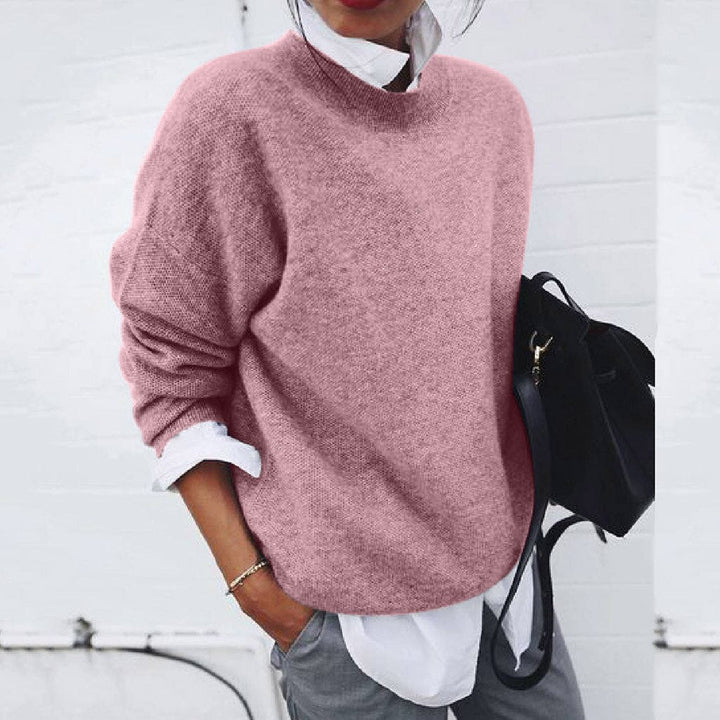 Crew-Neck Cashmere-Blend Jumper