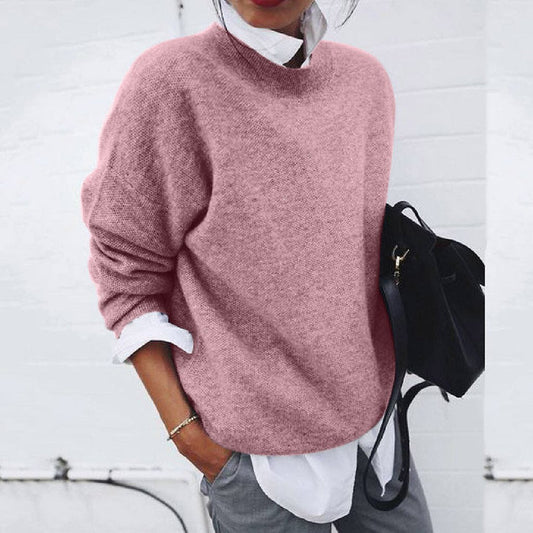 Crew-Neck Cashmere-Blend Jumper