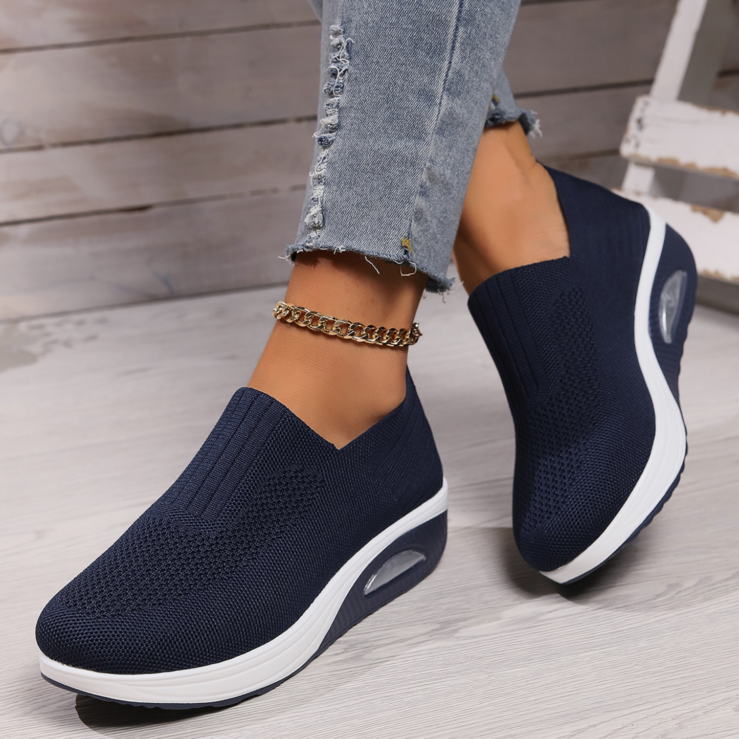 Slip-On Sneakers | Orthopedic Wedge Sneakers