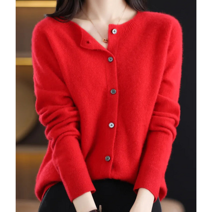 Cashmere Cardigan | Soft Knit Button Cardigan