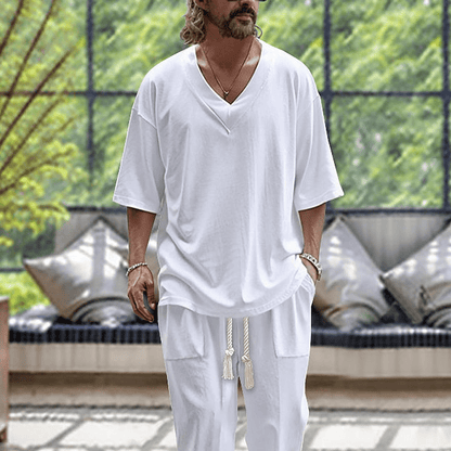 Men's Tracksuit | Oversized Long-Sleeve Cotton Set