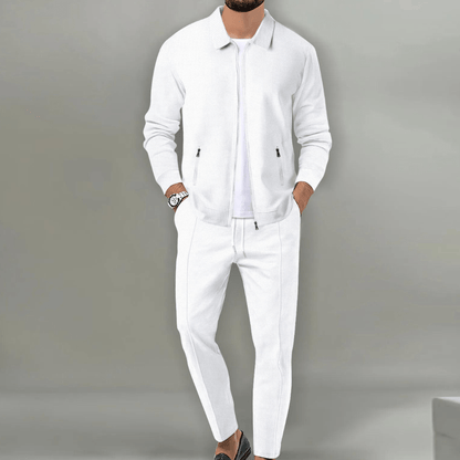 Men's Co-ord Set | Long-Sleeve Cotton Top & Trousers