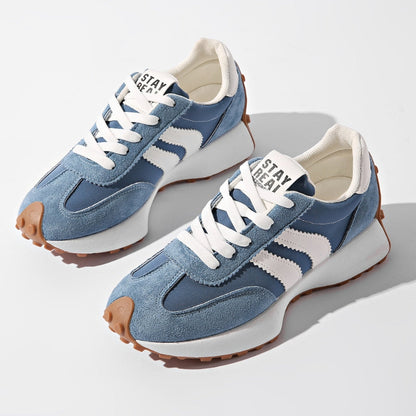 Orthopedic Platform Sneakers | Retro Chunky Lace-Up Trainers