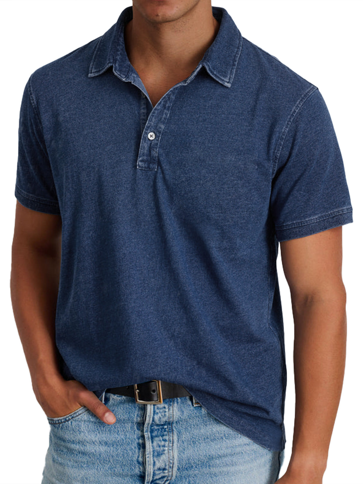 Classic Collared Cotton Polo Shirt