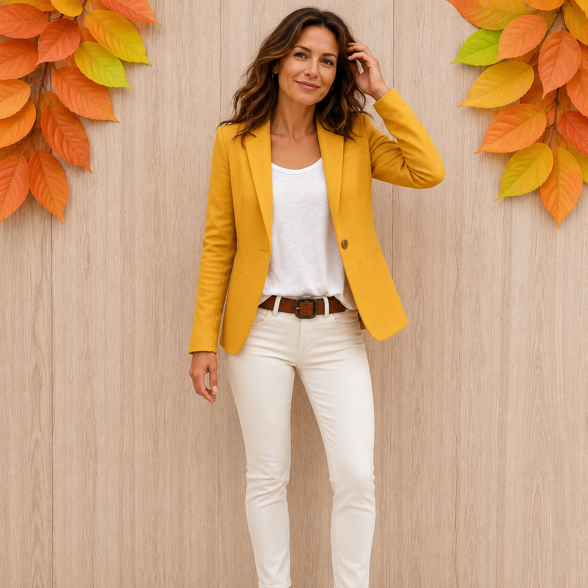 Blazer | Classic Single-Button Office Blazer