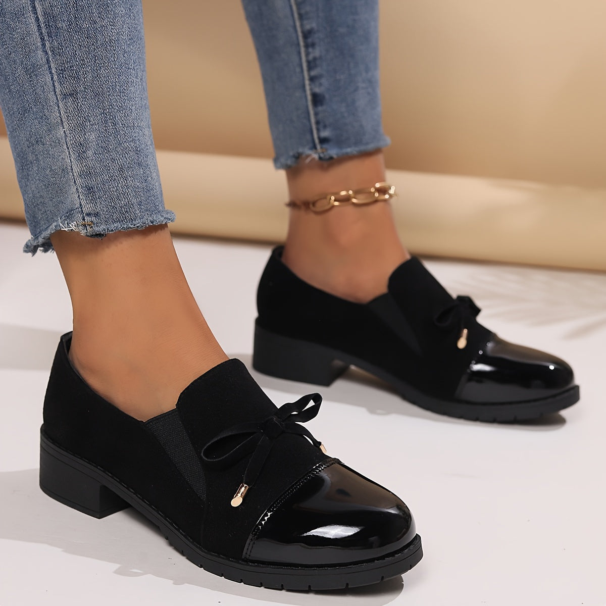 Women's Loafers | Elegant Comfort Loafers with Bow