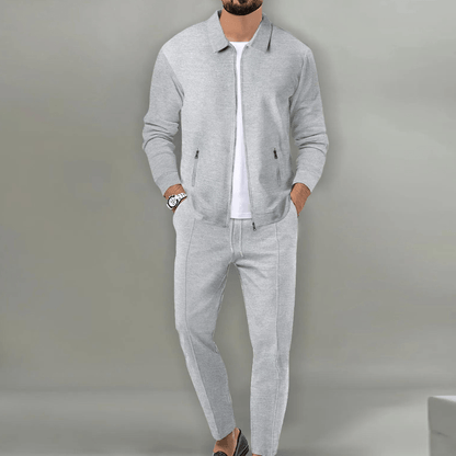 Men's Co-ord Set | Long-Sleeve Cotton Top & Trousers