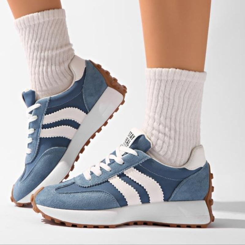 Orthopedic Platform Sneakers | Retro Chunky Lace-Up Trainers