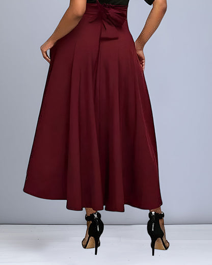 Women's Skirt | High-Waisted Midi Skirt