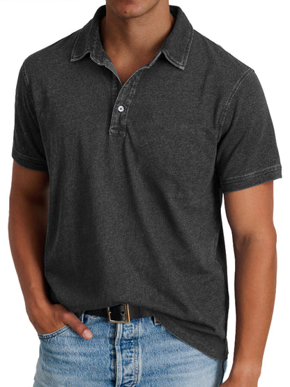 Classic Collared Cotton Polo Shirt
