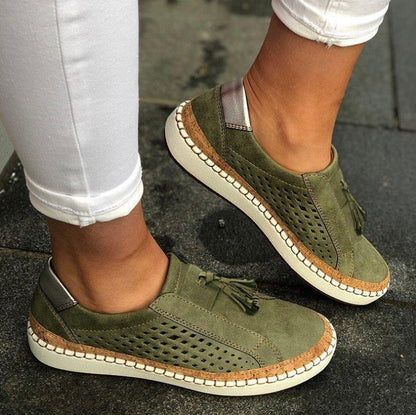 Women's orthopedic breathable slip-on shoes