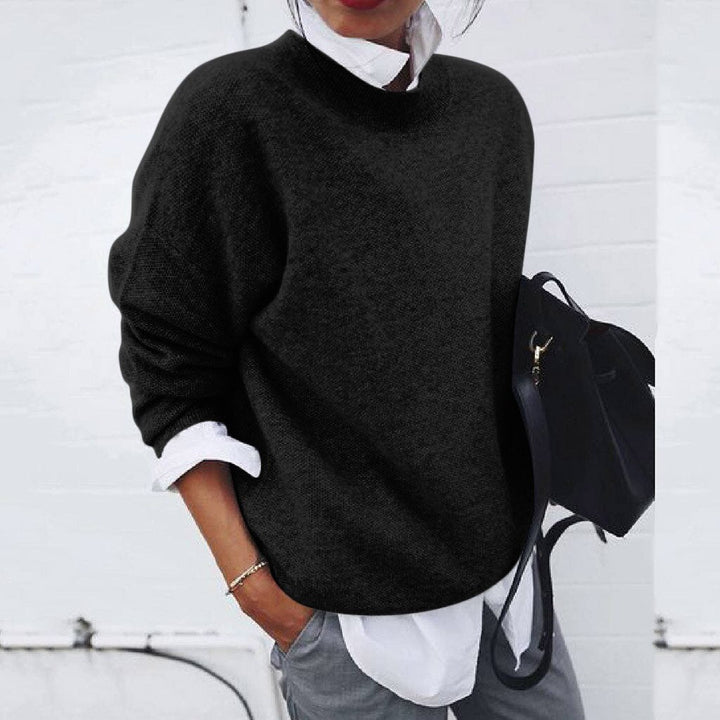 Crew-Neck Cashmere-Blend Jumper