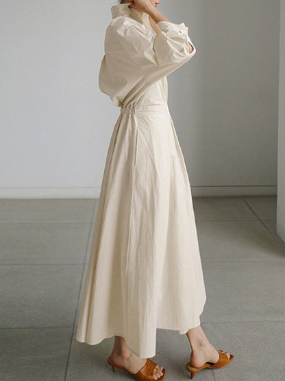 Long Dress | Elegant Flowing Linen Maxi Dress