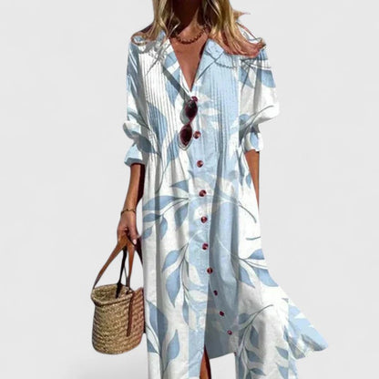 Boho Dress | Bold Print Relaxed Maxi Dress