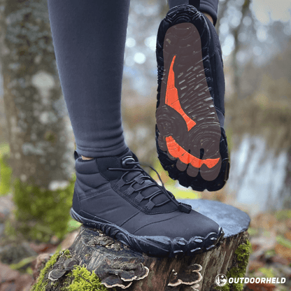 Fleece-Lined Barefoot Winter Boots | Water-Resistant