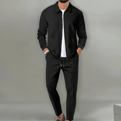 Men's Co-ord Set | Long-Sleeve Cotton Top & Trousers