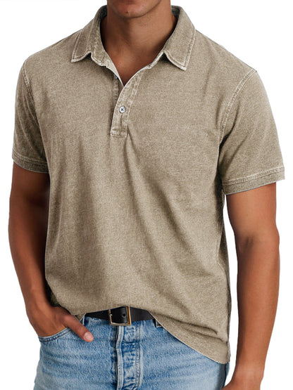 Classic Collared Cotton Polo Shirt
