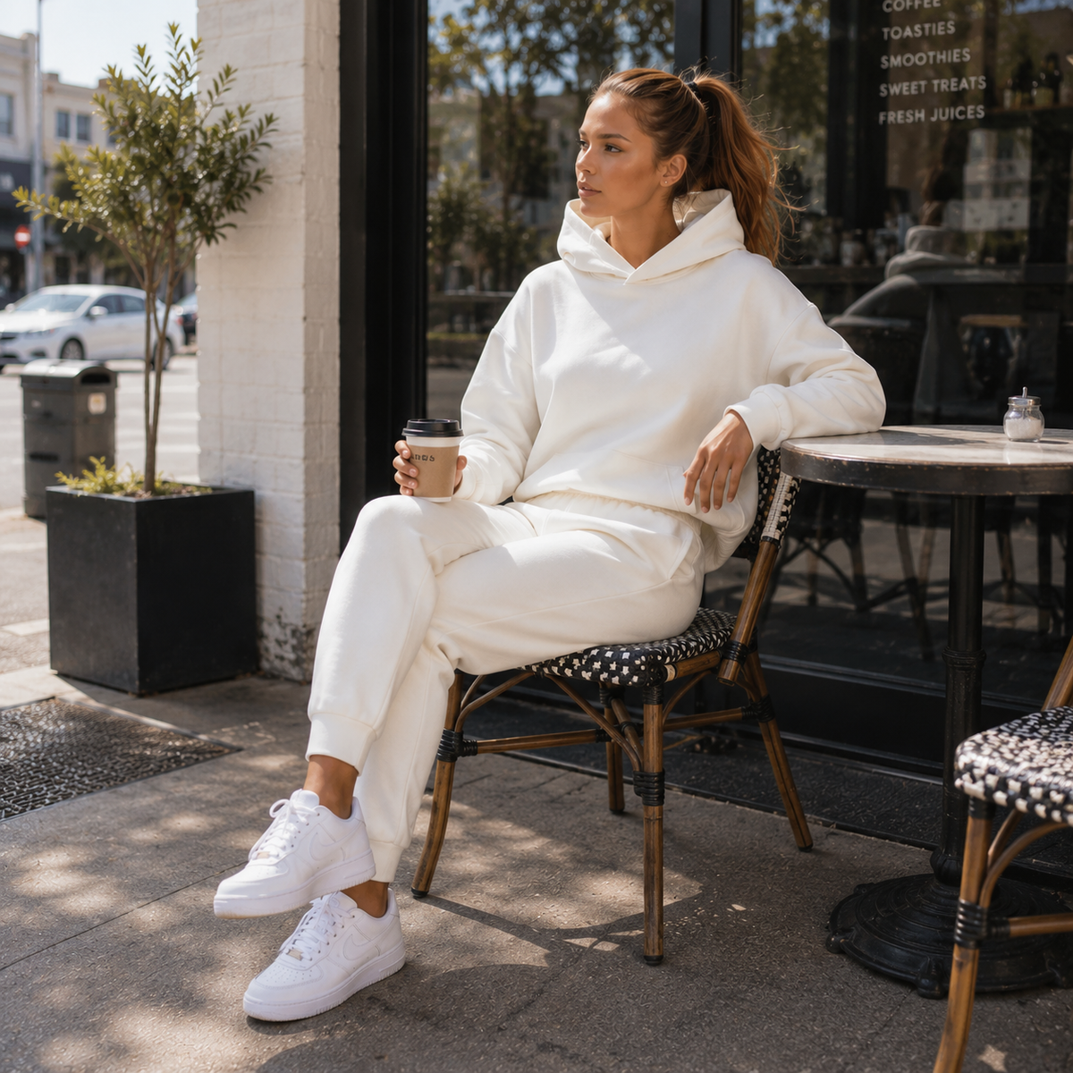 Hooded Jogging Set | Sweatshirt & Joggers Loungewear