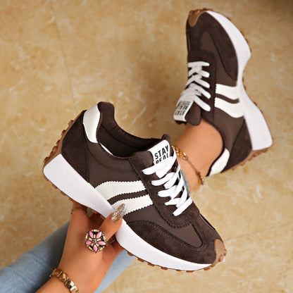 Orthopedic Platform Sneakers | Retro Chunky Lace-Up Trainers