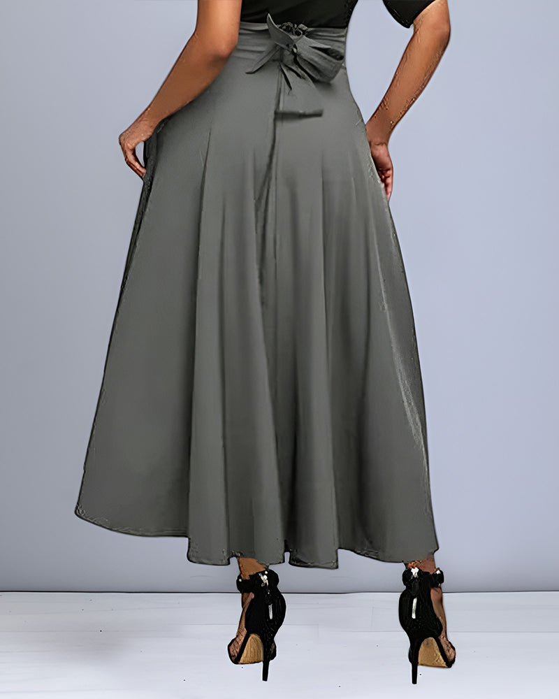Women's Skirt | High-Waisted Midi Skirt