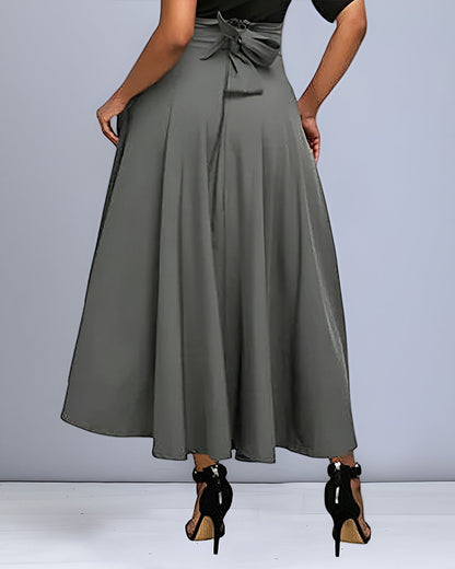Women's Skirt | High-Waisted Midi Skirt