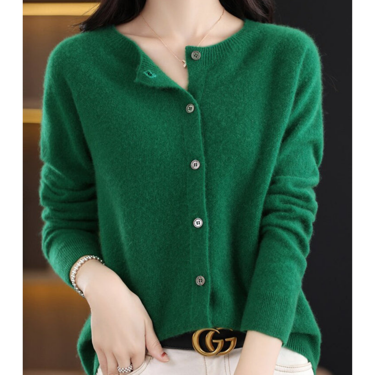 Cashmere Cardigan | Soft Knit Button Cardigan