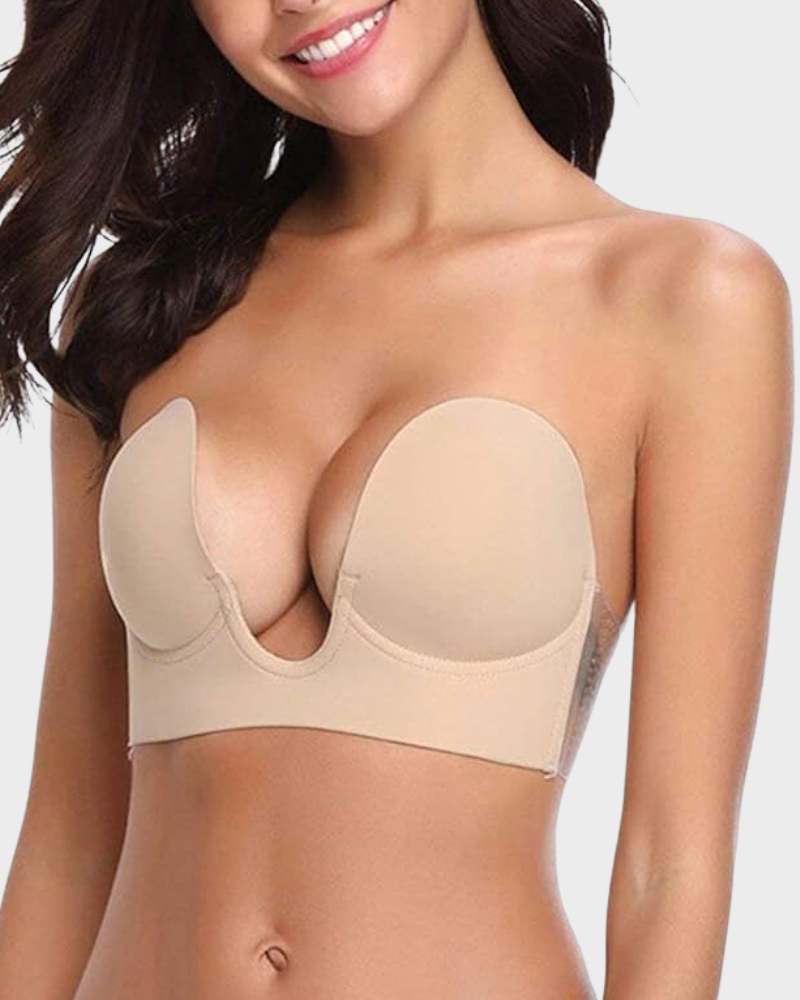 Strapless Bra | Seamless Push-Up Plunge Bra