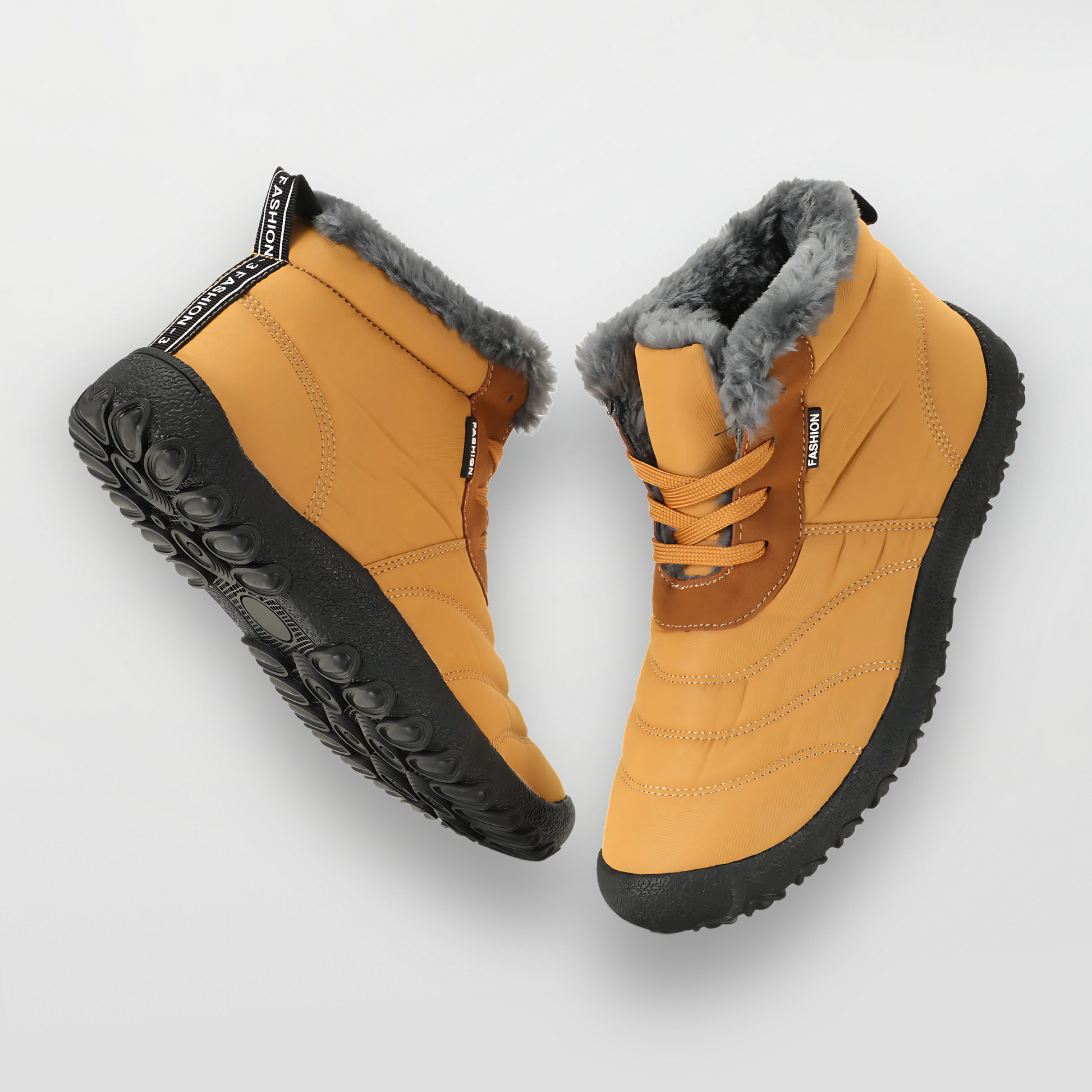 Women's warm water-resistant barefoot winter boots