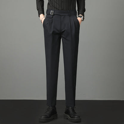Men's Trousers | Slim-Fit Straight-Leg Trousers