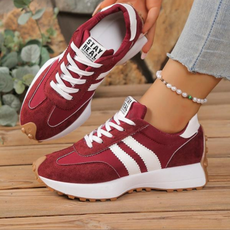 Orthopedic Platform Sneakers | Retro Chunky Lace-Up Trainers