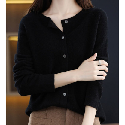 Cashmere Cardigan | Soft Knit Button Cardigan
