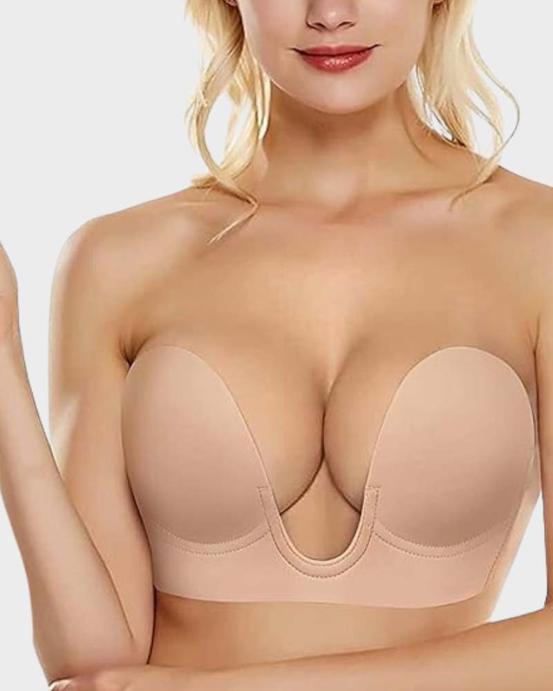 Strapless Bra | Seamless Push-Up Plunge Bra