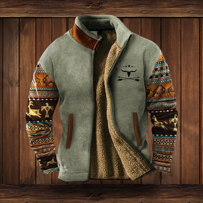 Casual Jacket | Full-Zip 3D Print Jacket