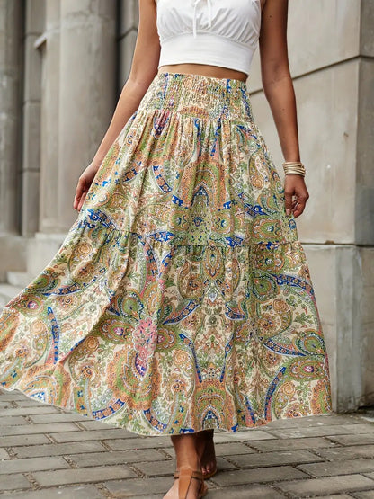 Women's Skirt | Floral Chiffon Circle Skirt