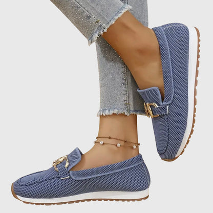Orthopedic Comfort Loafers | Cushioned Round-Toe Slip-On Flats