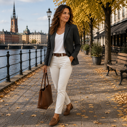 Blazer | Classic Single-Button Office Blazer