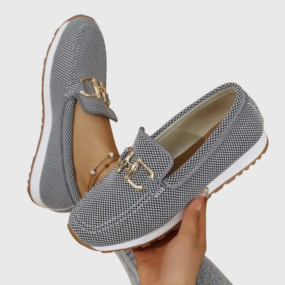 Orthopedic Comfort Loafers | Horsebit Slip-On Flats