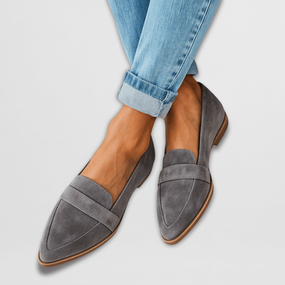 Orthopedic Suede Loafers | Cushioned Soft Slip-On Loafers